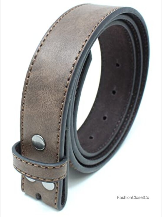 Genuine Bonded Leather Belt Strap 1.25\